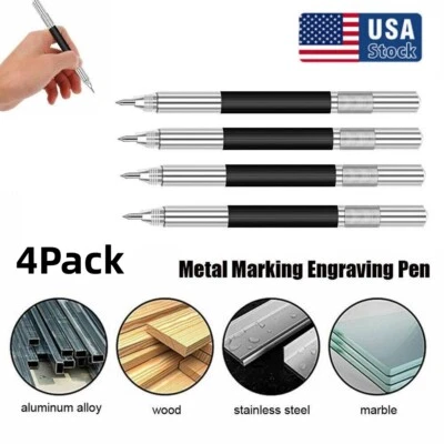 Herramienta de grabado de bolígrafo de carburo de tungsteno metal concreto vidrio marcado de joyas Foto 1 de 4