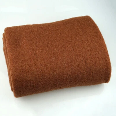 Natural Wool Felting Sheet Poke Soft Fabric Needle Felt Crafts Supplies 48x48cm - Image 1 of 4