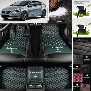 For Volvo V40 Car Floor Mats Luxury Waterproof Liners Carpets Cargo Custom - Imagen 1 de 42