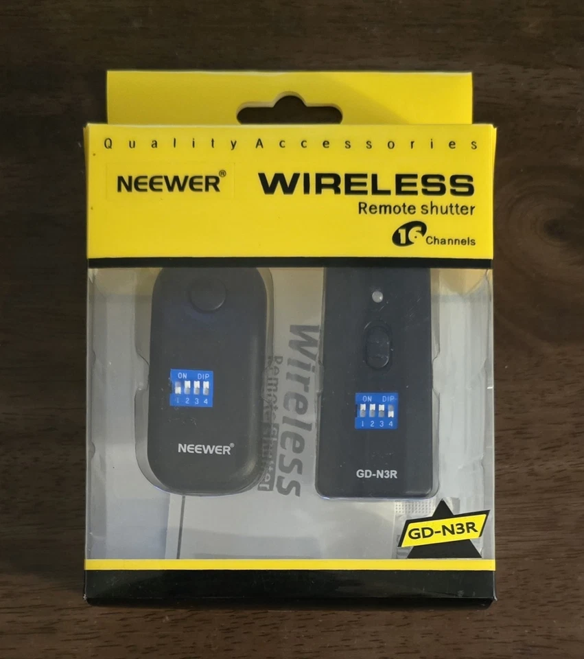 Obturador remoto inalámbrico Neewer modelo GD-N3R (16 canales) Nikon D90 Foto 1 de 3