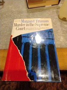 Margaret Truman Signed Book Murder in the Supreme Court First Edition HC DC - Imagen 1 de 4