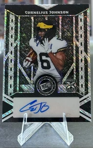 2024 Leaf Collective Cornelius Johnson Auto #d 3/3 Michigan, Baltimore Ravens - Picture 1 of 3