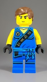 Vintage Authentic LEGO Ninjago Jay Sleeveless Mini Figure - SCARCE!