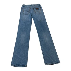 Wrangler Retro Slim Straight Medium Wash Western Cowboy Jeans Boy’s Size 12 Reg - Picture 1 of 13