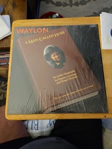 Waylon Jennings A Man Called Hoss LP NEAR MINT VINYL IN SHRINK 1987 MCA BMG CLUB - Picture 1 of 4