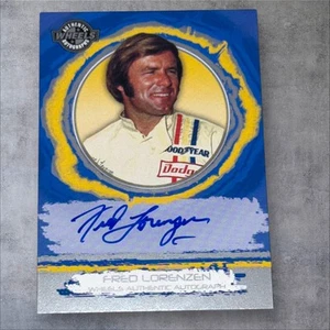 Fred Lorenzen PACK PULLED NASCAR HOF signed card 2006 LEGEND WHEELS AUTOGRAPHS - Picture 1 of 2