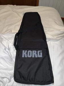 KORG Keyboard Soft Case Synthesizer Color Black Used From USA - Picture 1 of 4