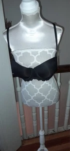 Nuevo con etiquetas (precio de venta sugerido por el fabricante $19,99) Sujetador push-up negro sin tirantes Maidenform básicamente sexy - Imagen 1 de 23