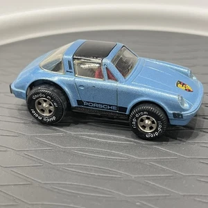 Vintage Darda Porsche 911 Blue Targa Top Working Pullback Motor West Germany - Picture 1 of 9