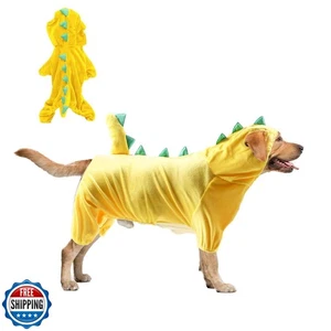 Hotumn Dinosaur Dog Halloween Costume Pet Dino Hoodie for Large Dogs (XXXX-La - Picture 1 of 5