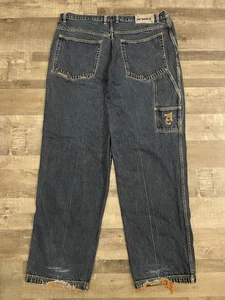 Vintage Avirex Jeans Herren Gr. 42 (40x32) Baggy bestickt Y2K 90er weites Bein (F518) - Bild 1 von 9