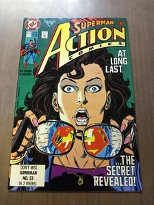 ACTION COMICS #662 FEBRERO 1991 CASI NUEVO 9,4 IDENTIDAD SECRETA DE SUPERMAN 9,4 - Imagen 1 de 5