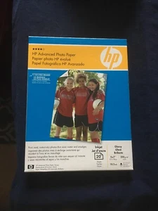 HP Glossy 5x7 Fotopapier 20 Blatt Packung 2008 NEU alter Lagerbestand CG812A - Bild 1 von 2