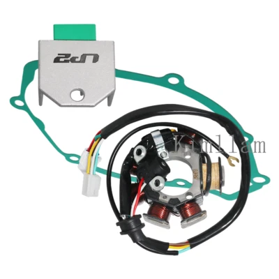 Stator+Regulator Rectifier+Gasket for Yamaha TT-R125L TTR125E TT-R125 TT-R125LE - Imagem 1 de 4