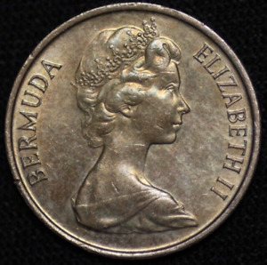 Bermuda ~ 1977 ~ 5 Cents ~ Quality World Coin ☘️ V-#211 ☘️