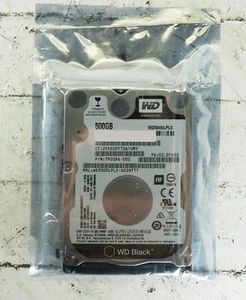 WD HDD Hard Drive SATA Laptop 2.5" WD5000LPLX-60ZNTT1 500GB 792086-002 - Picture 1 of 3