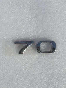 Tesla S/X/Y/3 Rear Emblem 70 Boot Sticker Badge Logo Chrome - Picture 1 of 2