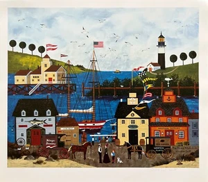 Jane Wooster Scott THE MAINE ATTRACTION Hand Signed Limited Edition Lithograph - Picture 1 of 7