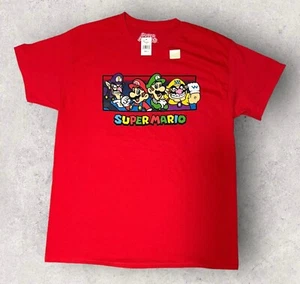 NEW Nintendo Super Mario Bros Graphic T Shirt Red Size Large NWT - Picture 1 of 6