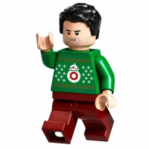 Lego Star Wars Poe Dameron Minifigure SW1117 Green Christmas Sweater BB-8 75279 - Picture 1 of 5