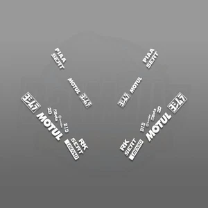 WINTER TEST RACE SPONSOR STACK. SUZUKI SERT / Stickers Decals Graphics GSXR - Picture 1 of 1