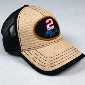 Nascar Rusty Wallace #2 Straw Mesh Trucker Adjustable One Size Hat - Picture 1 of 6