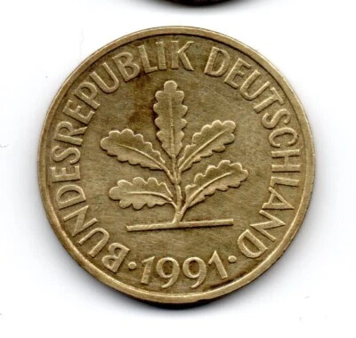 Germany 1991, Bundesrepublik Deutschland, 10 pfennig G - Image 1 of 2