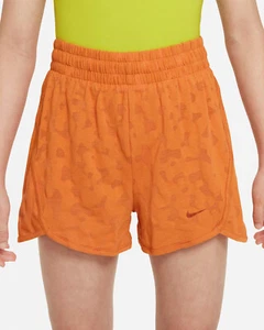 Nike Dri-FIT Breezy Big Kids' (Girls') High-Waisted Training Shorts-XL- Monarch - Picture 1 of 4