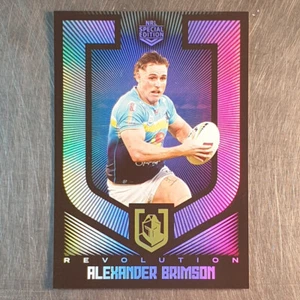 NRL 2024 Revolution Alexander Brimson Gold Coast Titans Silver Parallel - Imagen 1 de 2