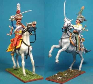 Unassembled Polish Cavalry, White Metal 60 mm 1/30 Figure kit VID SOLDIERS - Picture 1 of 27