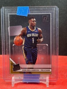 2019-20 Panini Clearly Donruss Rated Rookie #51 Zion Williamson Pelicans NBA