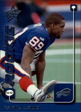 1999 Leaf Rookies and Stars Football Card #213 Kamil Loud Rookie