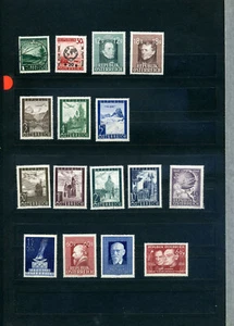 Austria, 5 pages, lot, Osterreich, 1945-1955 - Picture 1 of 5