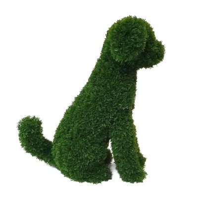 Premium Artificial Cedar Leaf Topiary Dog In/Outdoor Garden Lawn Event 60cm - Image 1 of 4