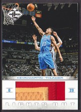 2012-13 Limited Basketball Lights Out Jersey Patch #44 Kevin Martin 01/10 