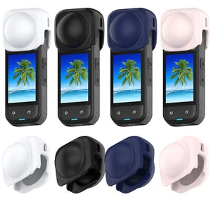 Silicone Lens Protective Cover Guard Case for Insta360 X4 X5 Camera Accessories - Picture 1 of 28