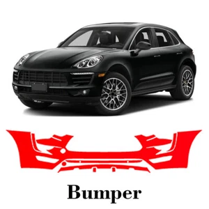 bumper PreCut PPF Paint Protection Film For Porsche Macan Sport Design 2014-2018 - Picture 1 of 7