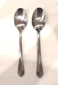 "Nada impreso en ellas - dos cucharas de cena - 6,75" - Imagen 1 de 3