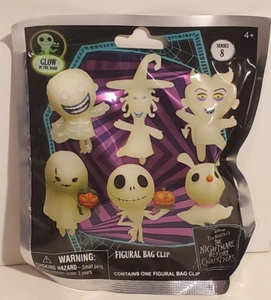 DISNEY MONOGRAM NIGHTMARE BEFORE CHRISTMAS CLIP SERIES 8 BLIND BAG GLOW IN DARK - Picture 1 of 2