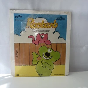 Roobarb and Custard, CED Videodisc Movie PAL/UK 43024 Vintage Laser Disc Rubarb - Photo 1/4