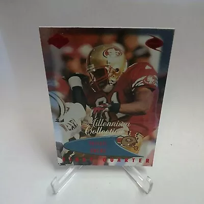 Terrell Owens 49ers 1999 Collector's Edge Odyssey Millennium Collection Red #128 - Image 1 of 3