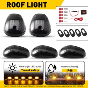 For Dodge RAM 1500 2500 3500 Rooftop Cab Running Light LED 3000K Smoked Lens Kit - Picture 1 of 13