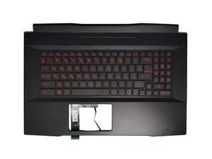Laptop For MSI GF76 MS-17L1 MS-17L3 Russian Keyboard Upper Case Palmrest Cover - Picture 1 of 6