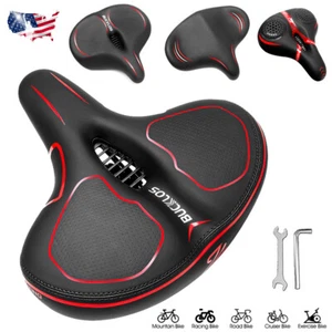 Cojín de asiento suave para bicicleta de ciclismo grueso ancho ajuste bicicleta/carretera/pelotón - Imagen 1 de 22