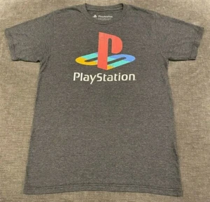 Playstation Logo T-Shirt HERREN SMALL S Sony Gamer Videospiel Retro Vintage Herren Neu ohne Etikett - Bild 1 von 4