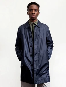 Norse Projects Navy Gorpcore Thor Light Ripstop Nylon Rain Jacket Size Medium - Picture 1 of 24