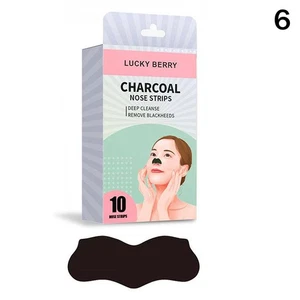 10 Pcs Bamboo Charcoal Blackhead Removal Nose Mask Deep Cleaning Pore Acne Strip - Bild 1 von 20