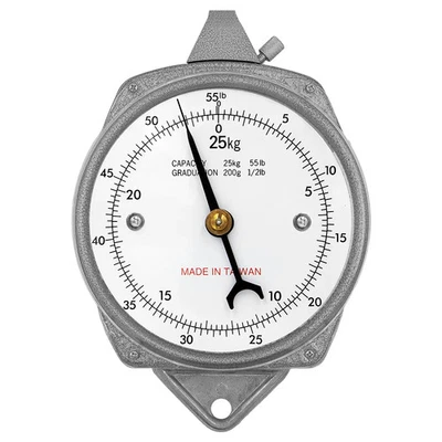 Zenport AZDH50 подвесной механический циферблат масштаб, 50 фунтов, серебро - Изображение 1 из 4