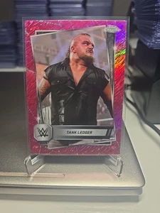 2025 Topps Chrome WWE - Tank Ledger #28 Pink Shimmer Refractor - Picture 1 of 2