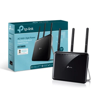 TP-LINK Archer C1900 1000 Mbps 4 Port 1000 Mbps Wireless Router - Image 1 of 2